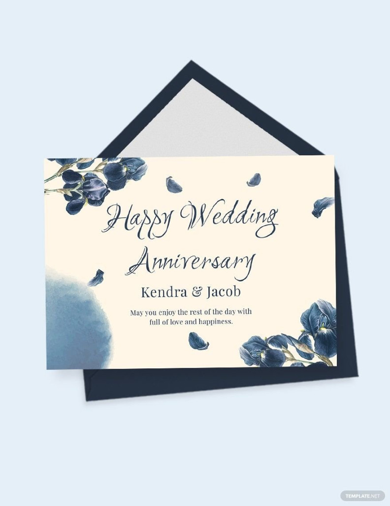 Anniversary Card Templates in Word - FREE Download  Template