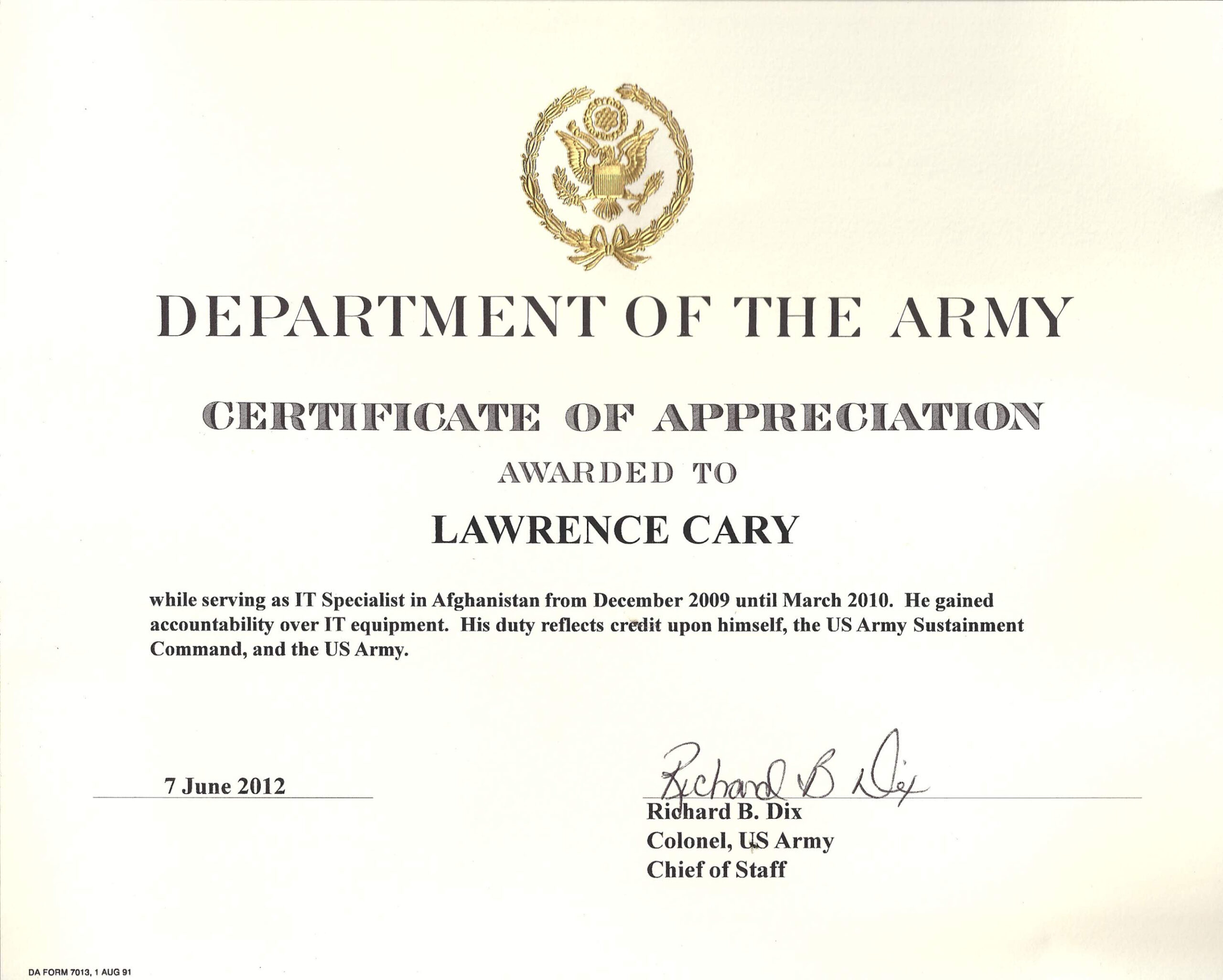 + Army Appreciation Certificate Templates - PDF, DOCX