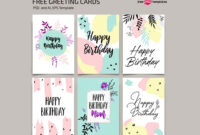 Elegant Birthday Card Indesign Template