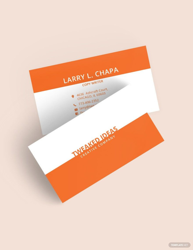 Blank Business Card Template in PSD, Pages, Illustrator, Publisher