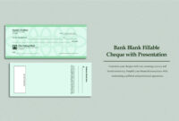 Blank Check Template: A Customizable Document For Financial Flexibility