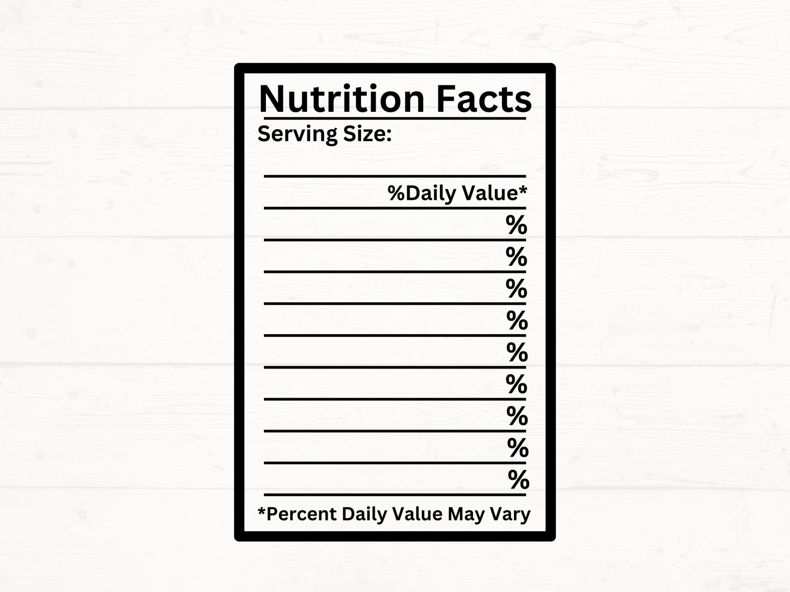 Blank Nutrition Facts SVG, Nutrition Facts Template PNG, Blank Blank Nutrition Facts SVG, Nutrition Facts Template PNG, Blank