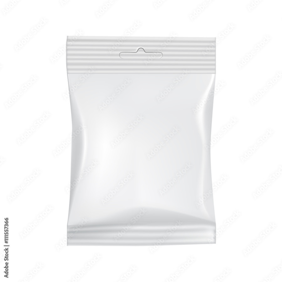 Blank packaging isolated on white background