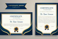 Award Certificate Design Template: A Formal Guide