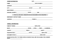 Boat Slip Rental Agreement Template