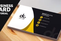 Professional Business Card Template Design For Photoshop CS6