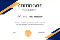 Certificate Of Participation Template PowerPoint Presentation