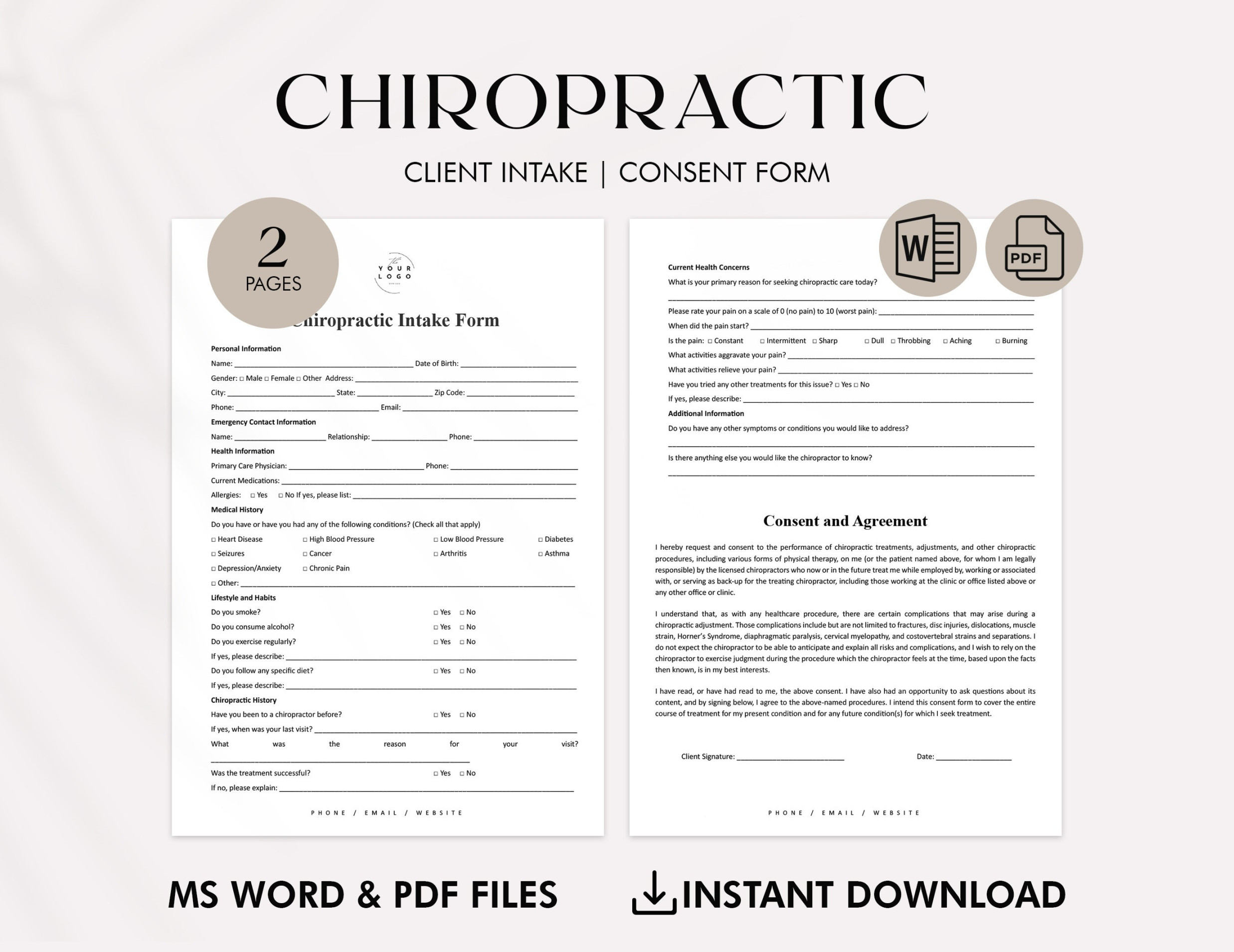 Chiropractic Travel Cards - Etsy