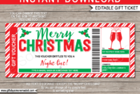 Customizable Christmas Gift Certificates For Personalized Gifting