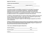 Laptop Loan Agreement Template