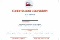 Forklift Operator Certification Program Outline