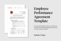 Individual Performance Agreement Template