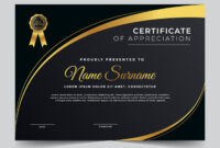 Award Of Excellence Certificate Template: A Formal Recognition Of Outstanding Achievement