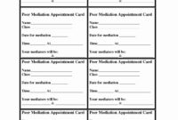 Comprehensive Medical Appointment Card Template For Free Download