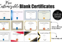 Borderless Certificate Templates: A Modern Approach To Recognition