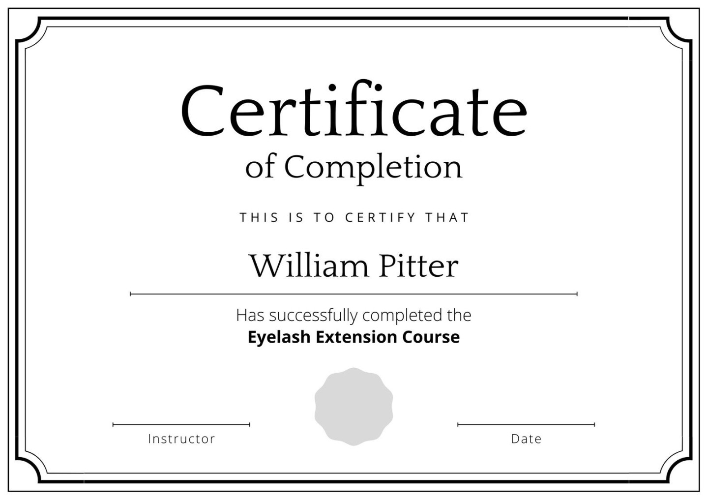 Free, custom printable certificate of completion templates  Canva