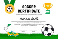 Free Soccer Award Certificate Templates: A Formal Recognition Of Achievement