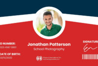 Professional Student Business Card Template