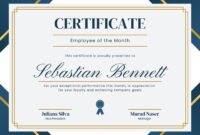 Manager Of The Month Certificate Template: A Formal Recognition Of Exceptional Leadership