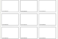 Blank Flashcards Template: A Versatile Tool For Educational Purposes