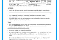 Landlord-Tenant Property Management Agreement Template