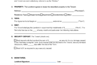 Free Tenant Lease Agreement Template: A Comprehensive Guide