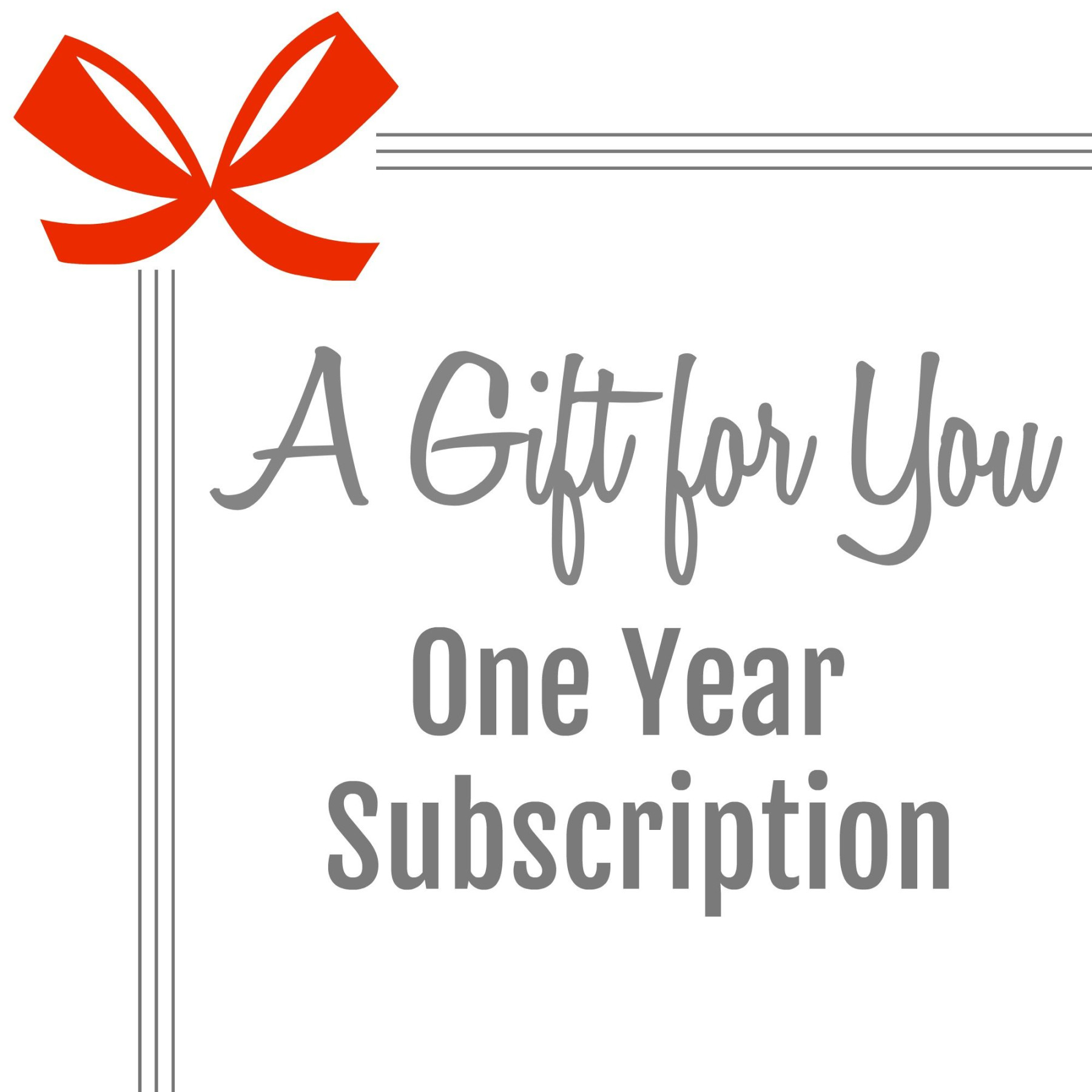 Gift A Magazine Subscription With Our Free Printable Cards with