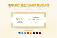 Indesign Gift Certificate Template: A Professional And Customizable Design