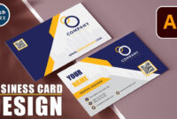 Double-Sided Business Card Template Illustrator: A Professional Design Tool