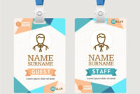 Conference Identification Card Template