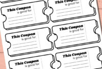 Blank Coupon Template: A Customizable Tool For Promotional Offers