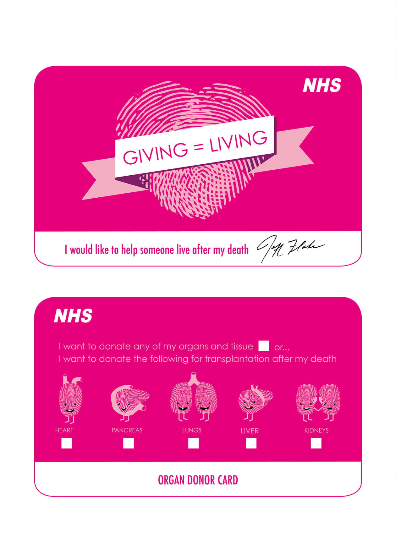 Organ Donor Card ()  Images :: Behance