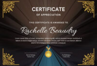 Pageant Certificate Template: A Formal Design For Recognition