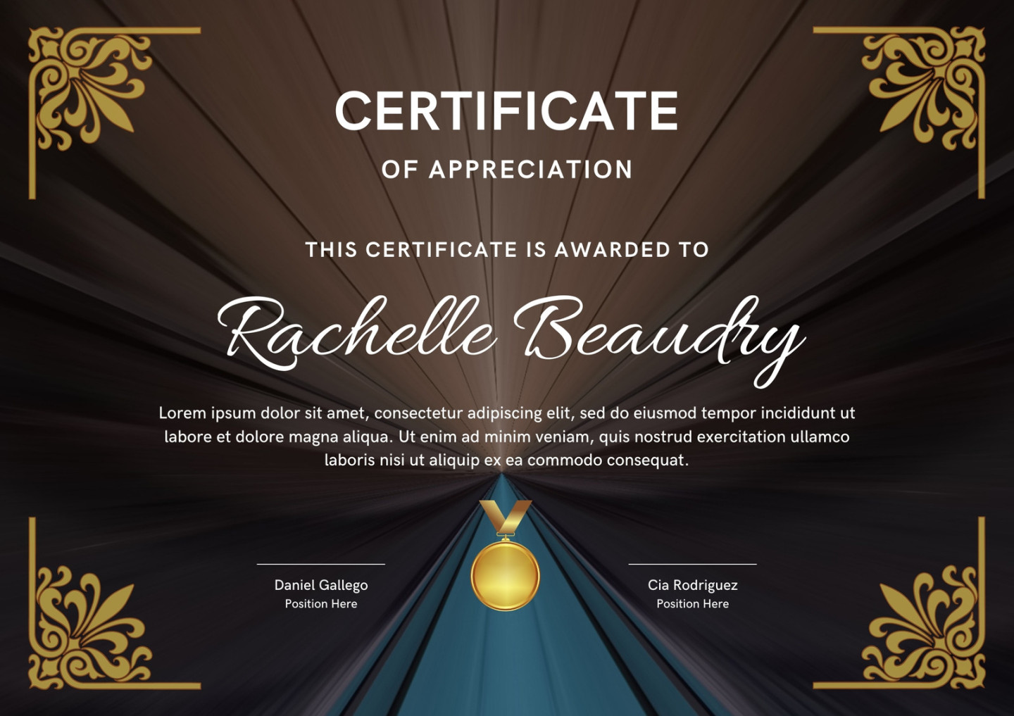 Page  - Free printable, customizable student certificate