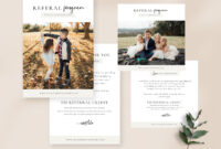 Photography Referral Card Templates: A Professional Marketing Tool