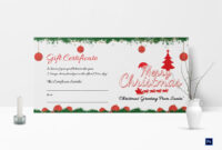 Holiday Gift Certificate Templates: A Festive Approach To Gift-Giving