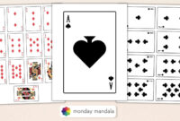 Printable Playing Card Template For Formal Occasions