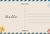 Free Blank Postcard Template For Word: A Versatile Tool For Personal And Professional Correspondence