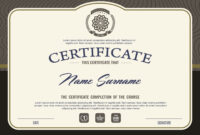 Qualification Certificate Template: A Formal Document For Verifying Credentials