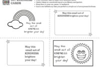 Templates For Random Acts Of Kindness Cards