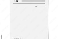 Blank Prescription Pad Template