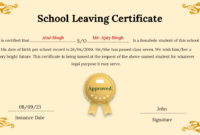 Leaving Certificate Template: A Comprehensive Guide