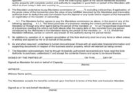 Sole Mandate Agreement Template: A Comprehensive Guide