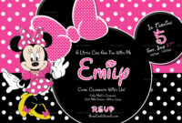 Minnie Mouse-Themed Greeting Card Templates