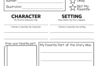 A Comprehensive Guide To First Grade Book Report Template