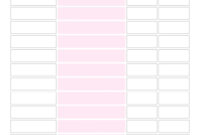 Homework Agenda Template For Efficient Academic Management