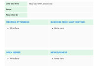 Standard Meeting Minutes Template