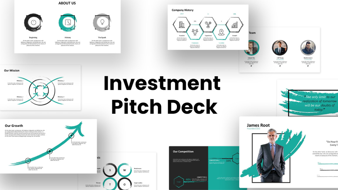 Investment Pitch Deck Template for PowerPoint  Slidebazaar