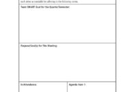 PLC Meeting Agenda Template