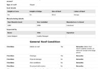 Comprehensive Roof Inspection Report Template